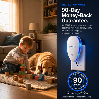 PESTIQ™ Ultrasonic Pest Repeller – Repel 14+ Pests